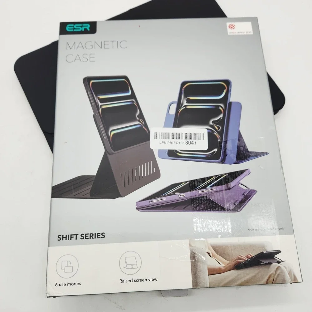 ESR iPad Pro 13 Case M5 M4 Magnetic‎ Rotating Stand 6 Angles Shift Series Black